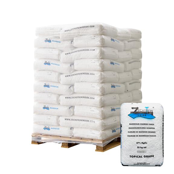 Flakes full pallet zechstein inside
